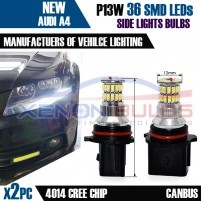 2x P13W 36 SMD LED DRL SIDE LIDE BULB CANBUS..